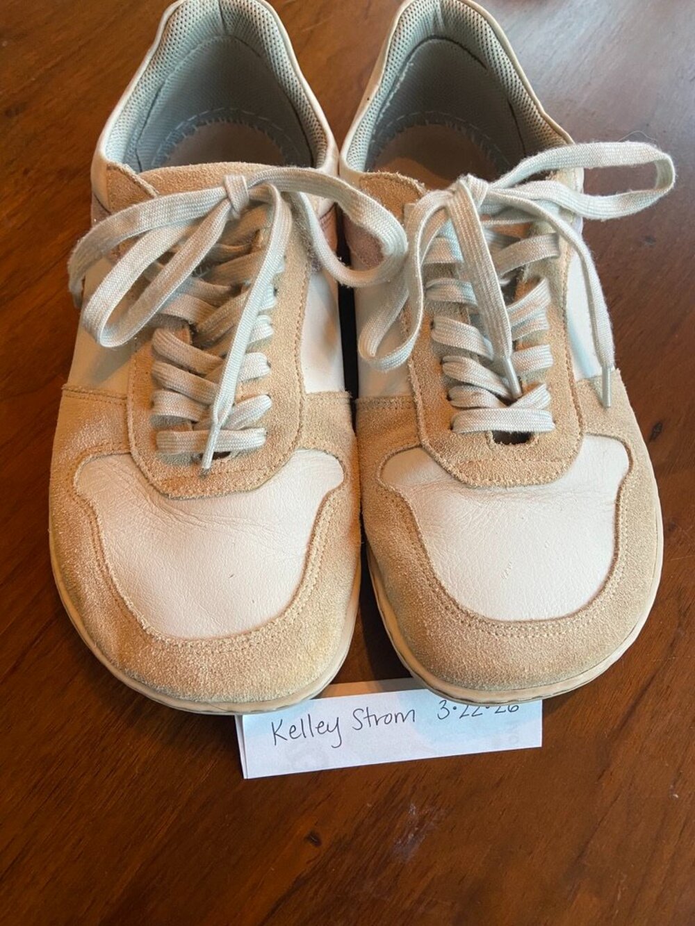 Casual Women's Beige and Cream Sneakers - Lightweight Everyday Shoes